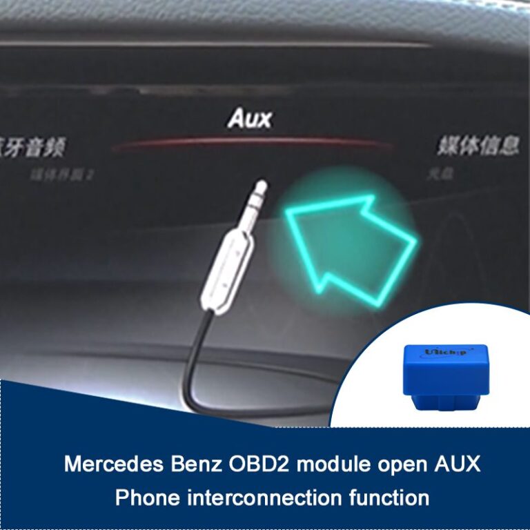 Benz NTG5.2 HU OBD2 Module Open AUX Phone Interconnection | Mercedes ...