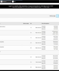 SOP Inventory Price Inquiry Online Access for Mercedes